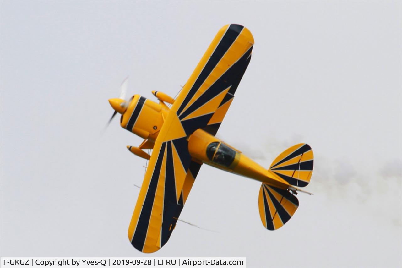 F-GKGZ, 1977 Pitts S-2A Special C/N 2149, Pitts S-2A Special, On display, Morlaix-Ploujean airport (LFRU-MXN)