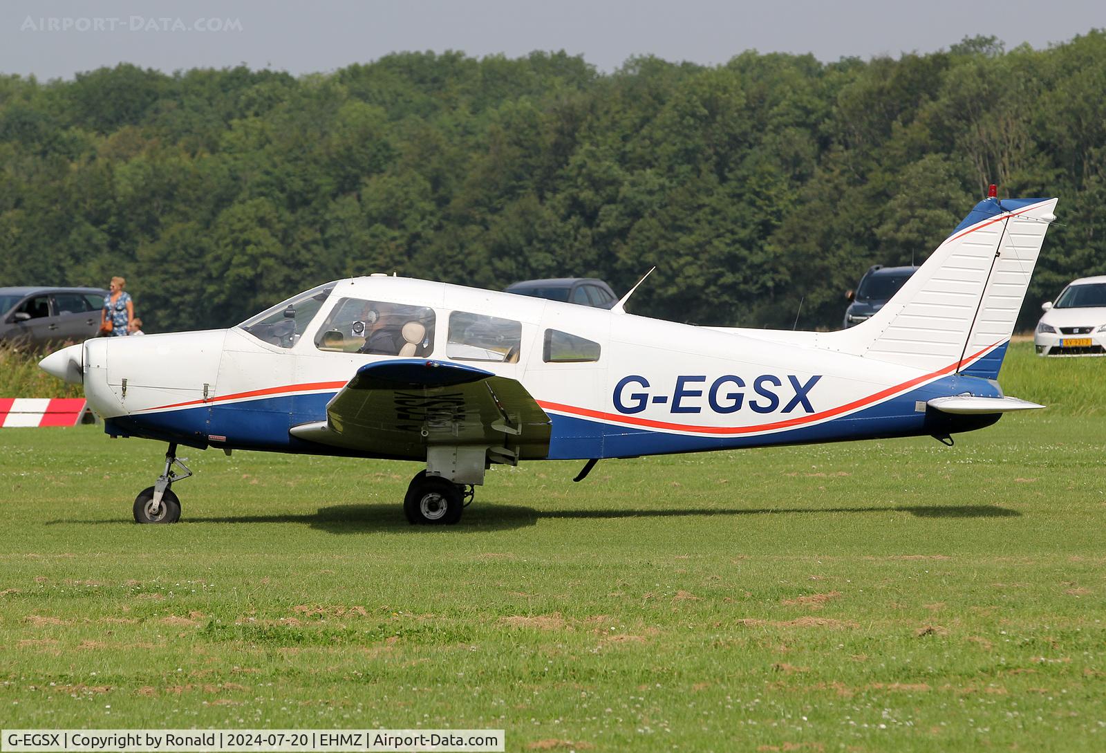 G-EGSX, 1978 Piper PA-28-161 Cherokee Warrior II C/N 28-7816500, at ehmz