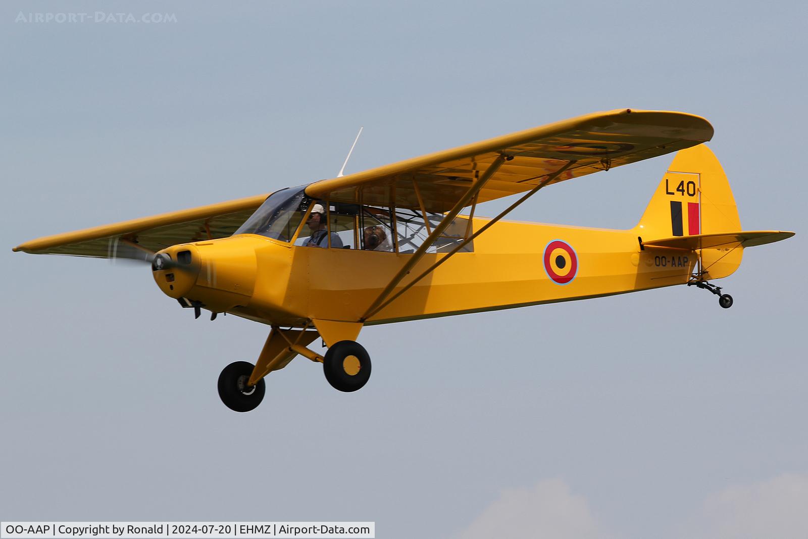OO-AAP, 1953 Piper L-18C Super Cub (PA-18-95) C/N 18-3214, at ehmz