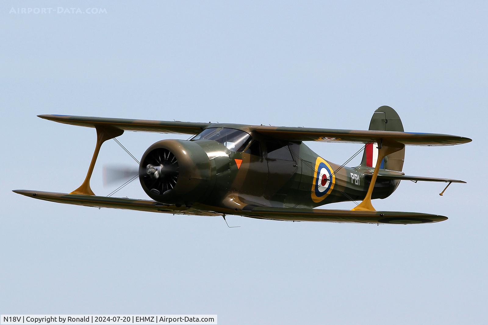 N18V, 1944 Beech D17S Staggerwing C/N 6869, at ehmz