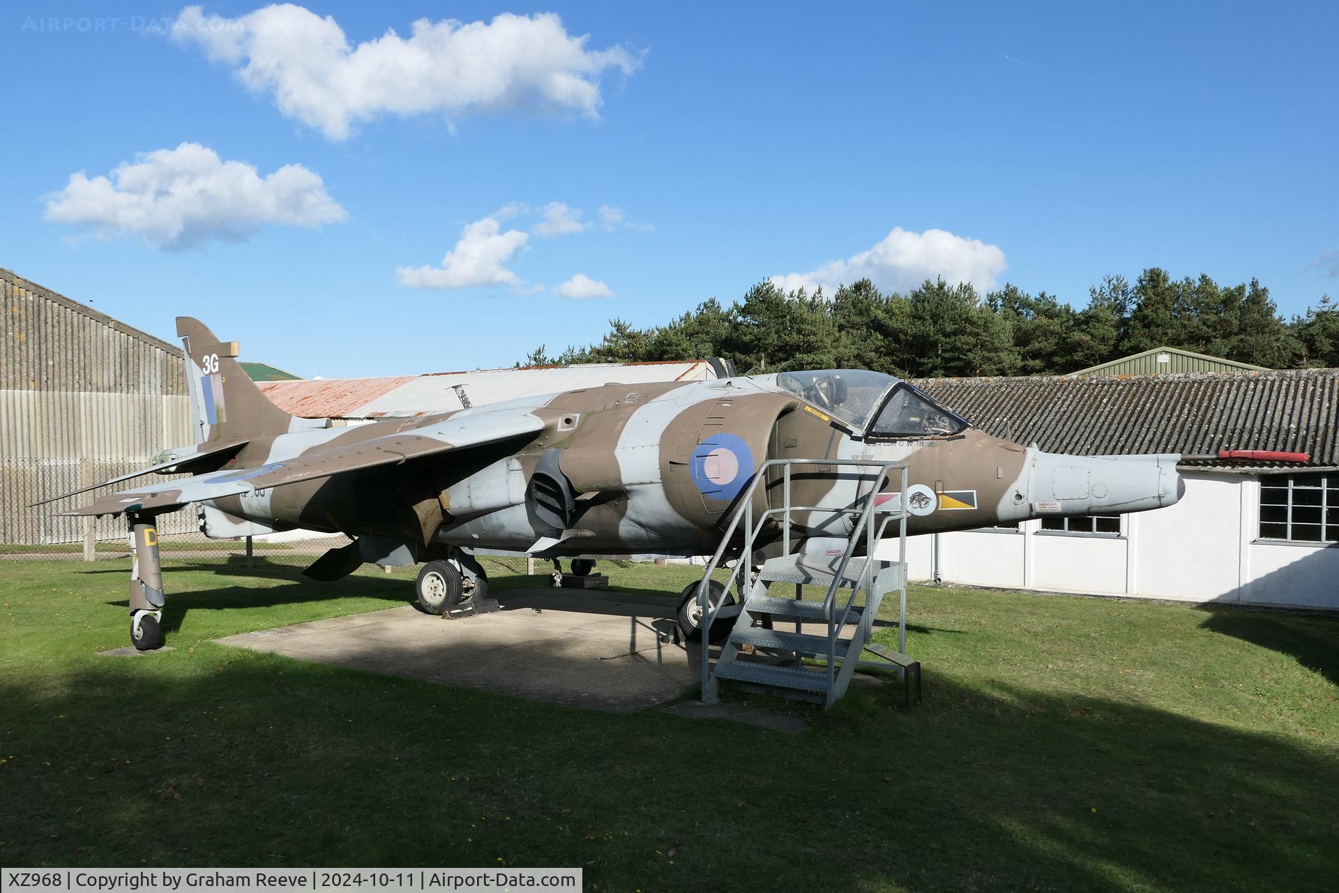 XZ968, 1980 Hawker Siddeley Harrier GR.3 C/N 712204, On display at the Muckleborough Collection, Norfolk.