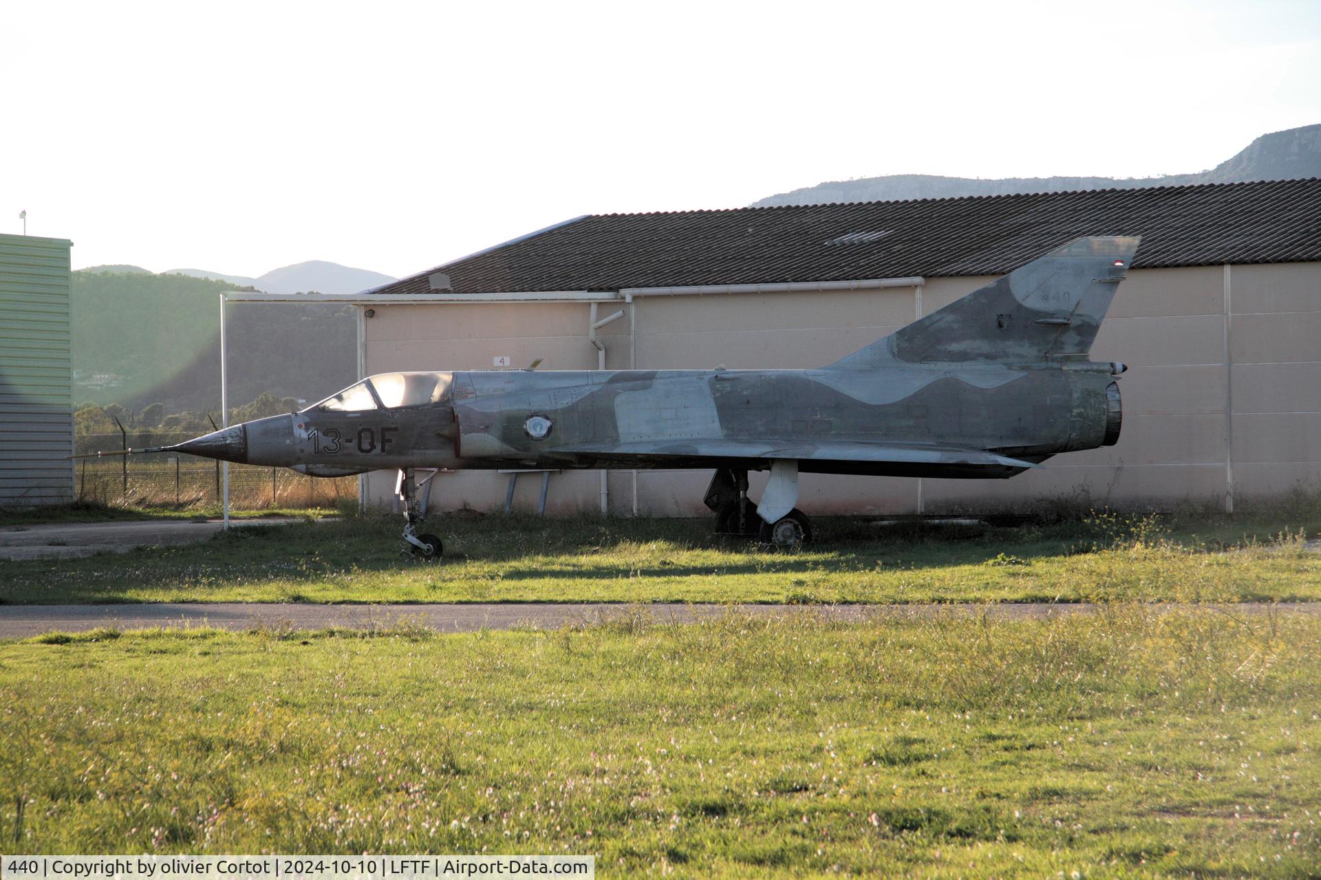 440, Dassault Mirage IIIE C/N 440, Cuers airport, civil side
