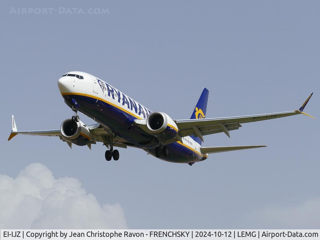 EI-IJZ, 2024 Boeing 737-8200 MAX C/N 62381, Aberdeen (ABZ)	Malaga (AGP)	FR8008