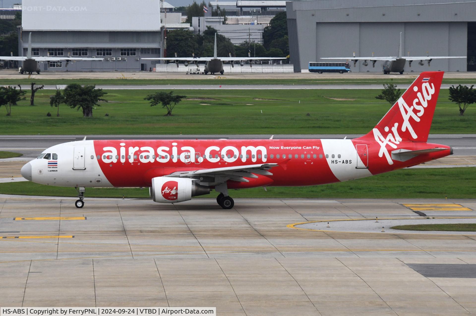 HS-ABS, 2010 Airbus A320-216 C/N 4426, AirAsia A320 taxying for departure
