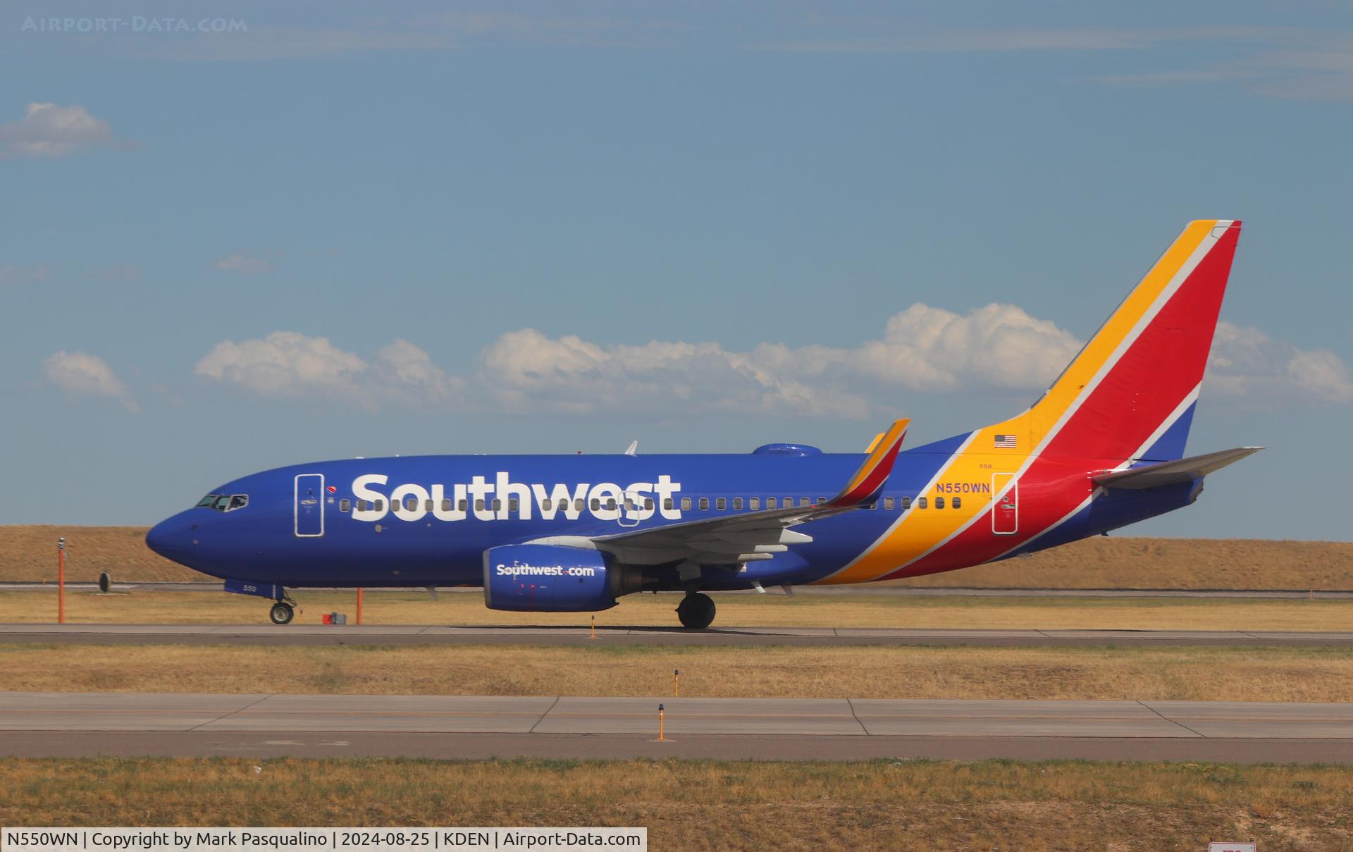 N550WN, 2001 Boeing 737-76Q C/N 30279, Boeing 737-76Q