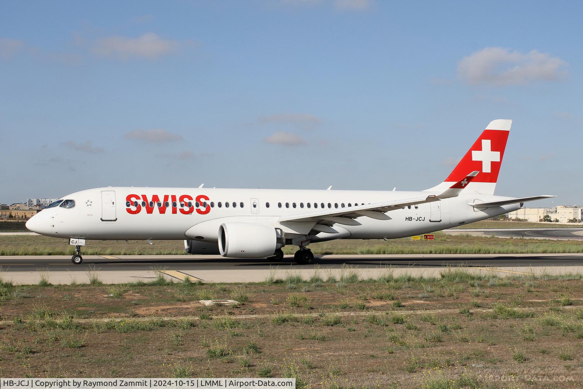 HB-JCJ, 2018 Bombardier CSeries CS300 (BD-500-1A11) C/N 55025, Bombardier CSeries CS300 HB-JCJ Swiss