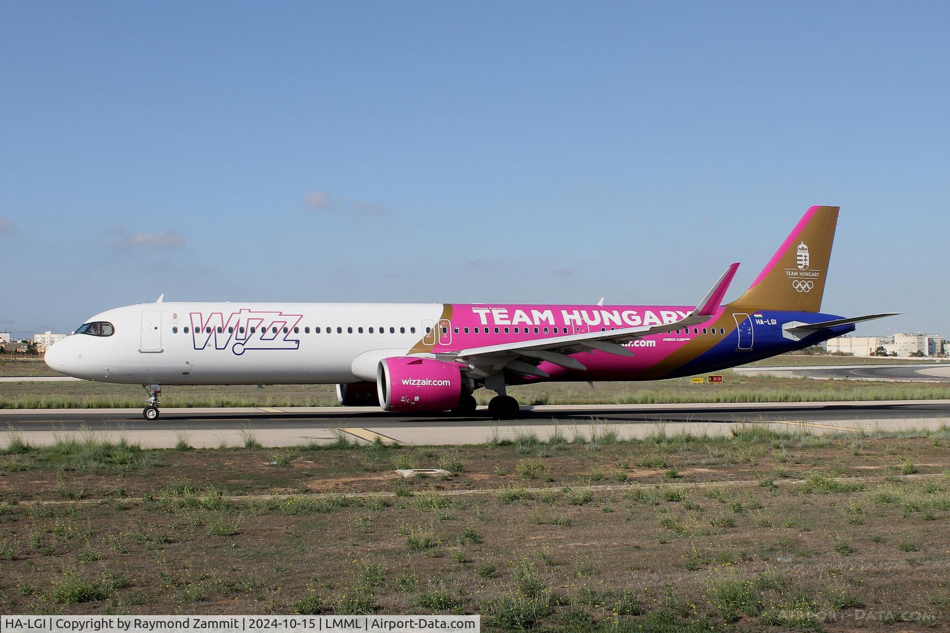 HA-LGI, 2024 Airbus A321-271NX C/N 11800, A321Neo HA-LGI Wizzair 'Hungary Team' Livery
