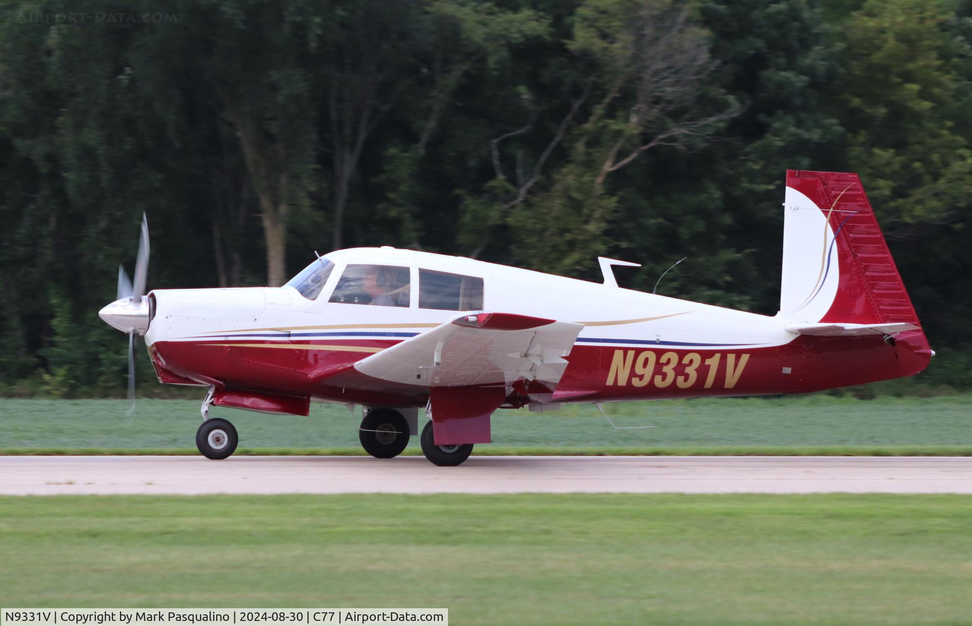 N9331V, 1969 Mooney M20C Ranger C/N 700002, Mooney M20C