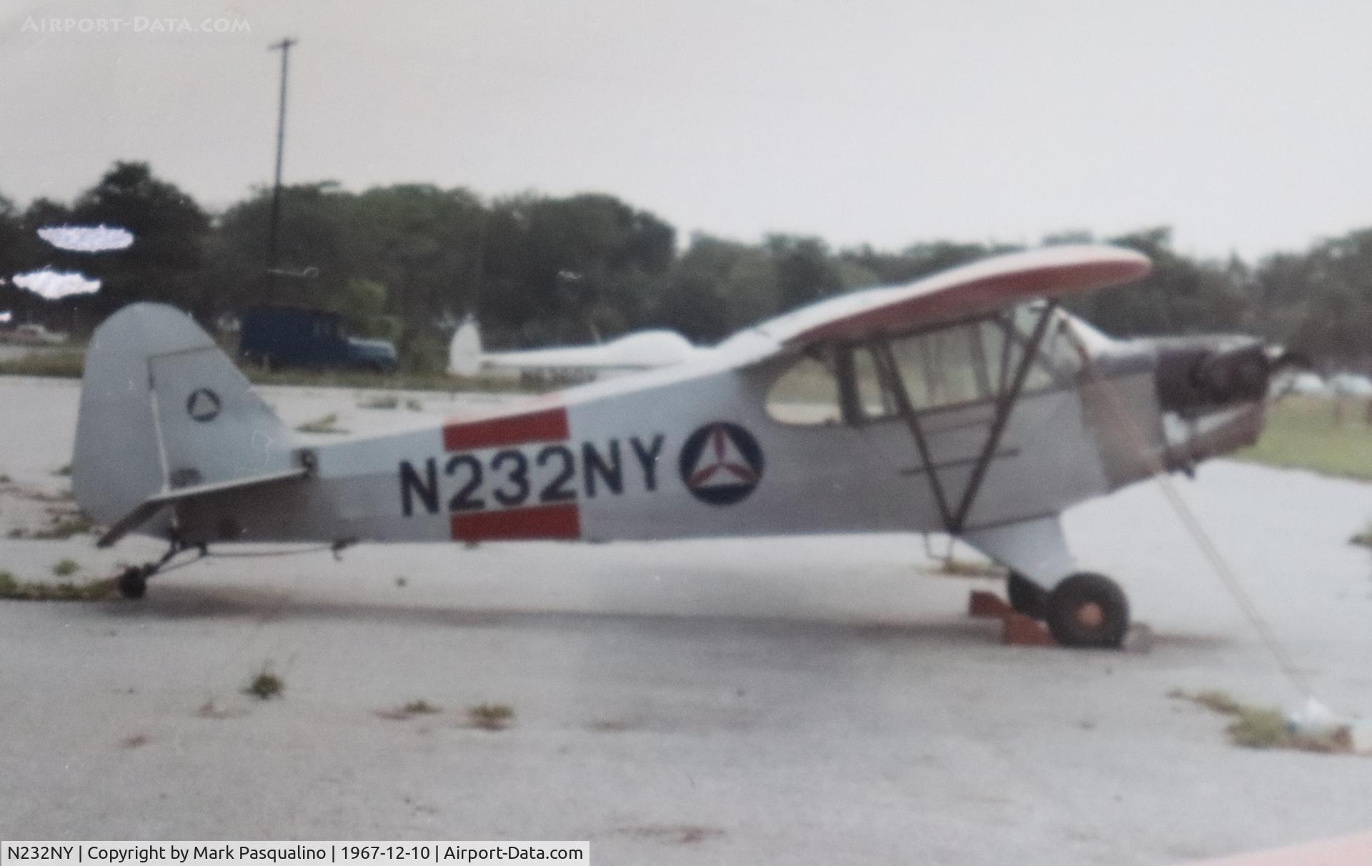 N232NY, 1943 Piper J3C-65 Cub C/N 10438, Piper L-4 Destroyed by windstorm at Miller Army Airfield, Staten Island, New York