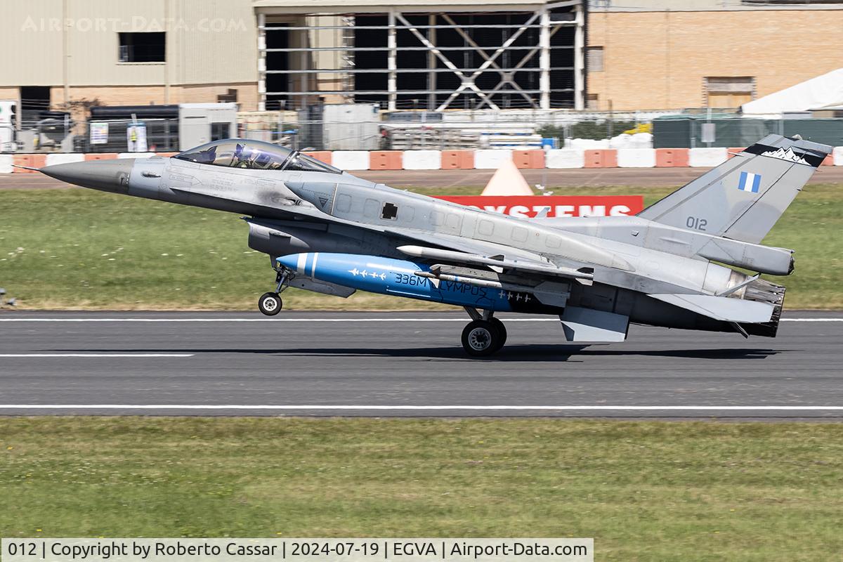 012, Lockheed Martin F-16CJ Fighting Falcon C/N WJ-12, RIAT 24