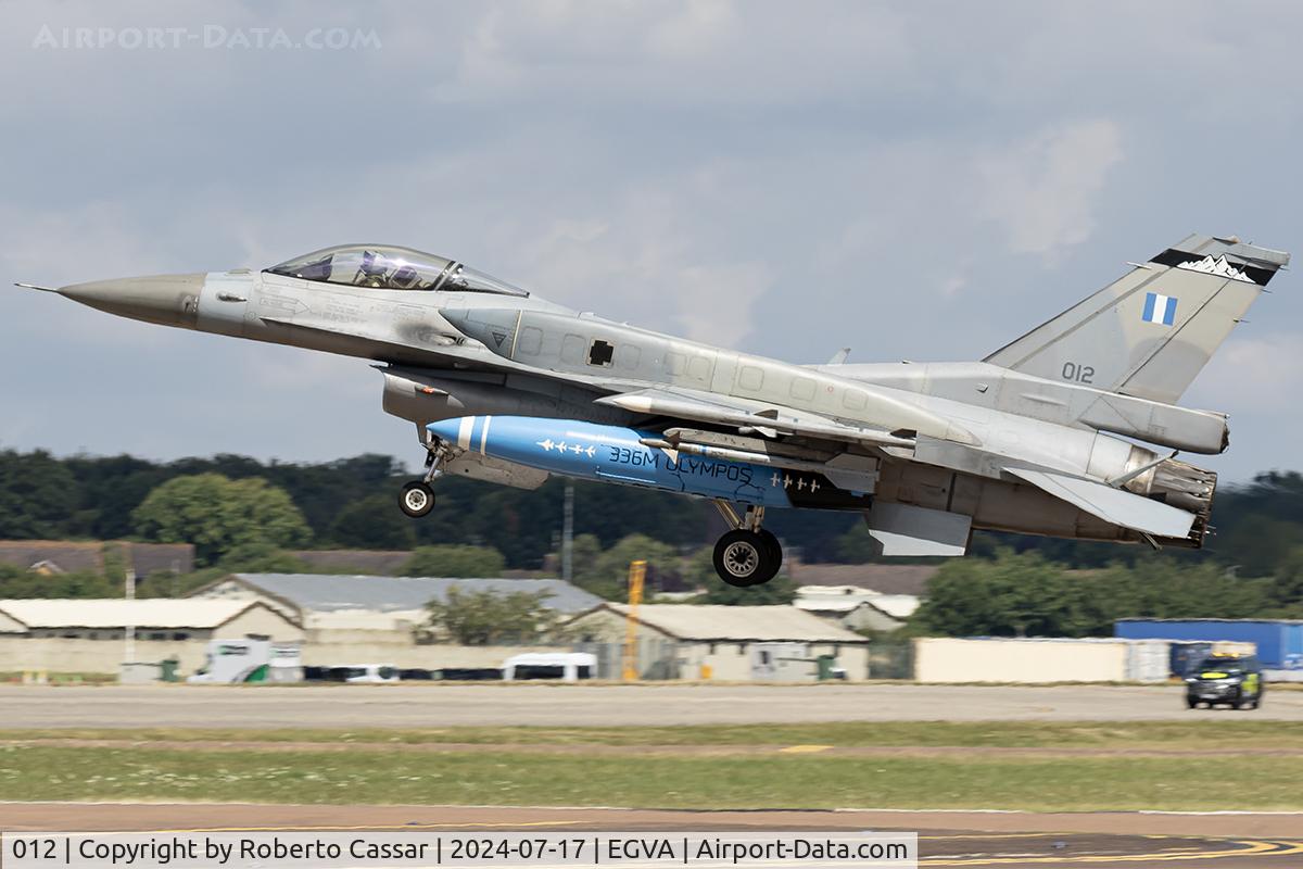 012, Lockheed Martin F-16CJ Fighting Falcon C/N WJ-12, RIAT 24