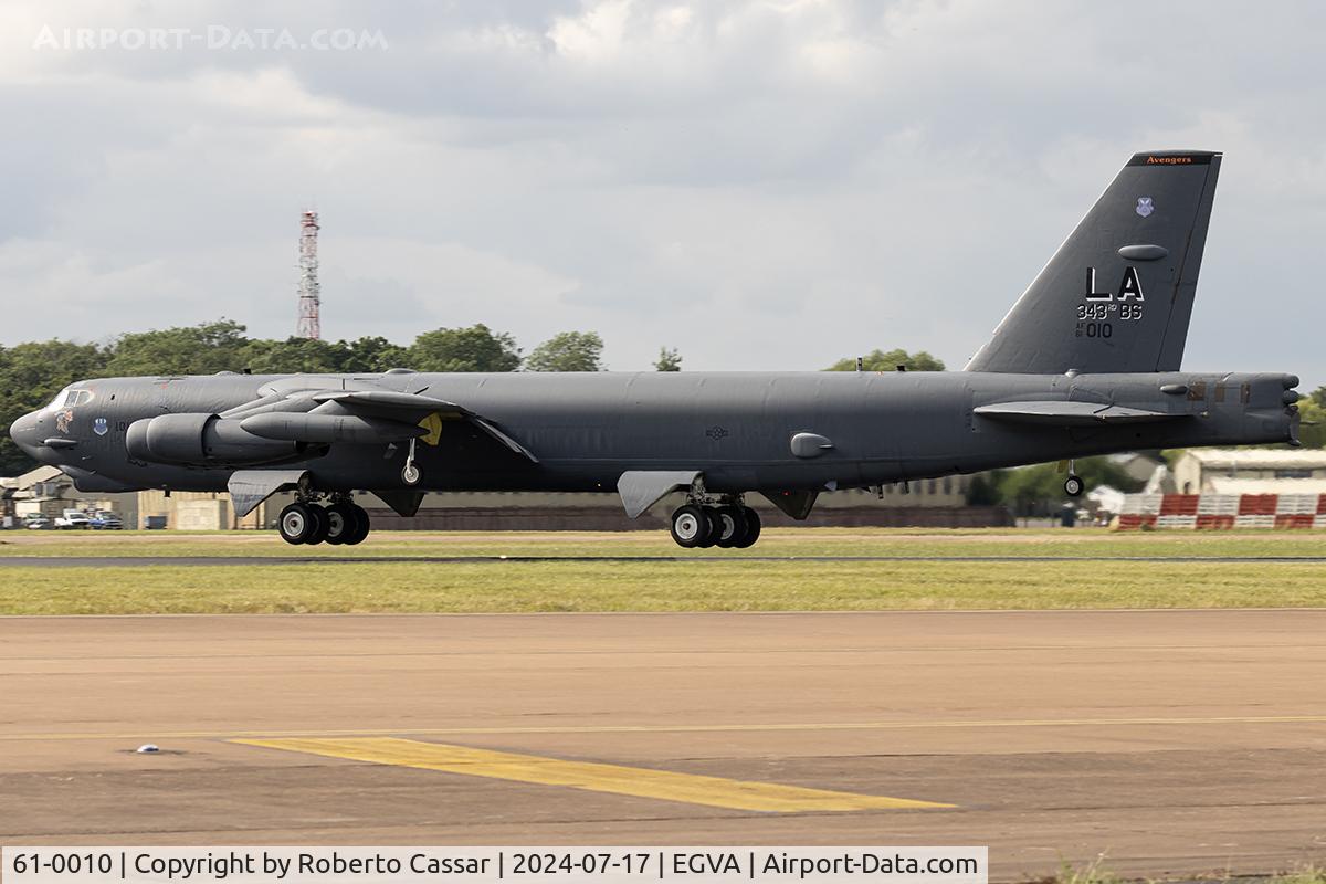 61-0010, 1961 Boeing B-52H Stratofortress C/N 464437, RIAT 24