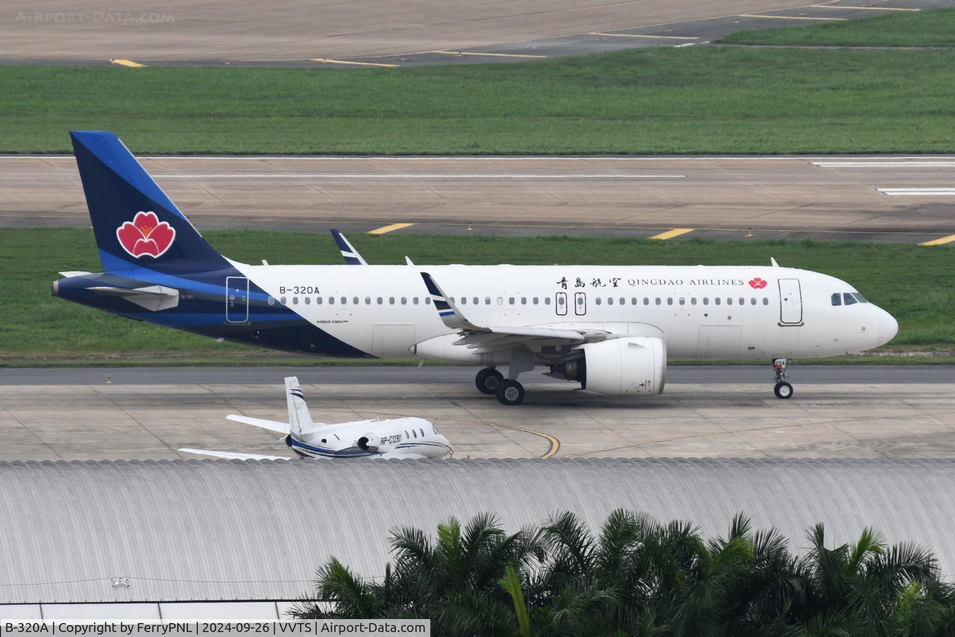 B-320A, 2020 Airbus A320-271N C/N 10057, Departure of Qingdao A320Neo