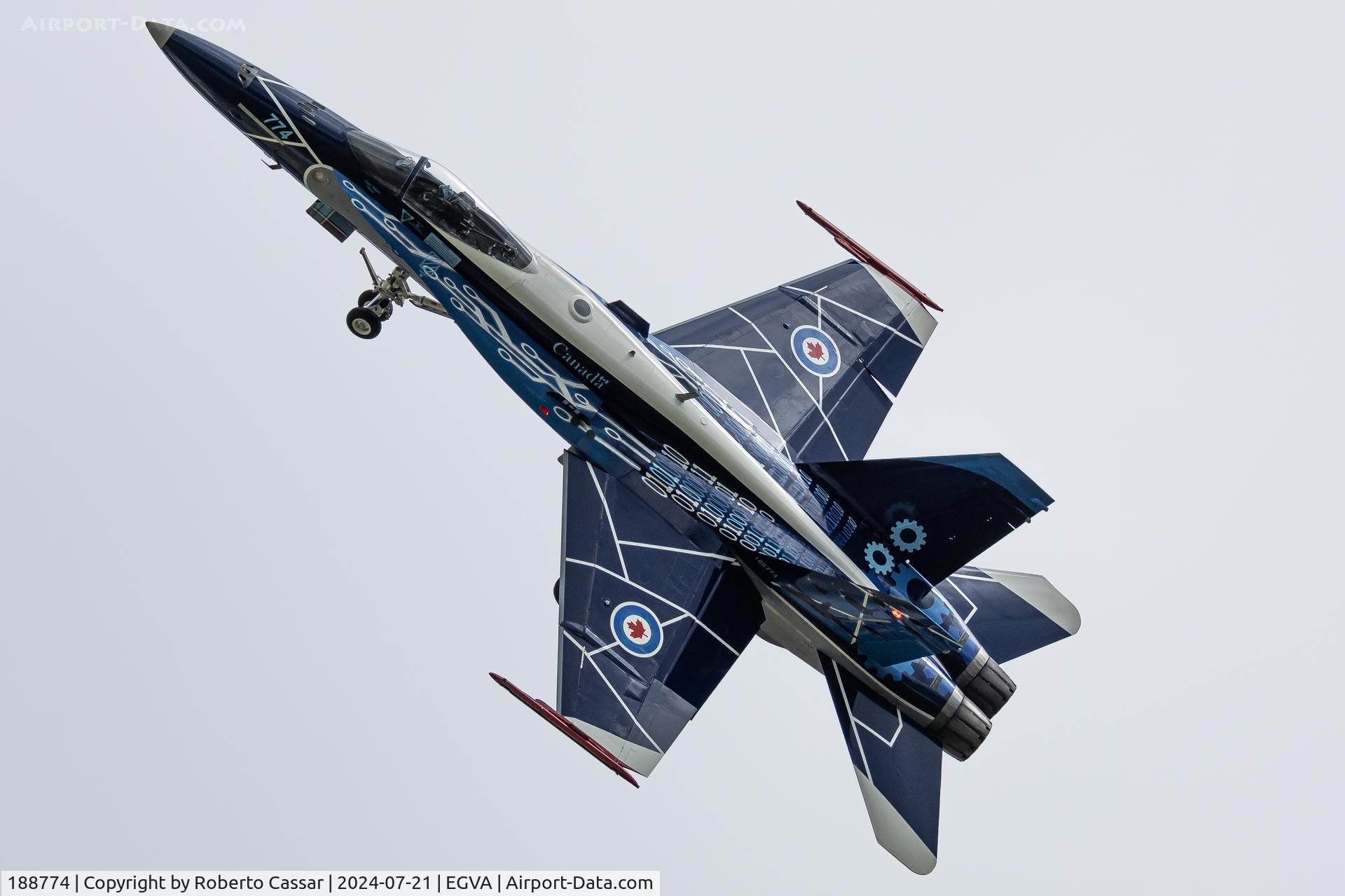 188774, 1986 McDonnell Douglas CF-188A Hornet C/N 0512/A423, RIAT 24