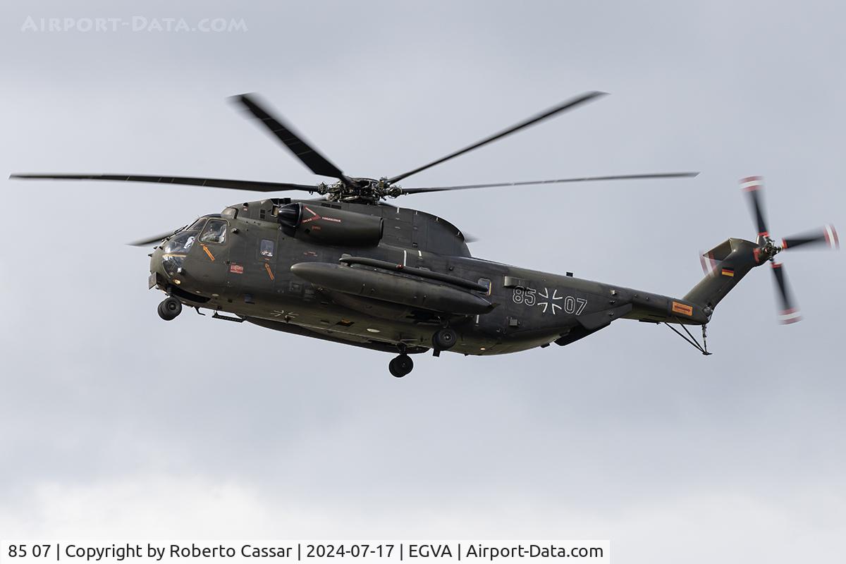 85 07, Sikorsky (VFW-Fokker) CH-53G C/N V65-105, RIAT 24