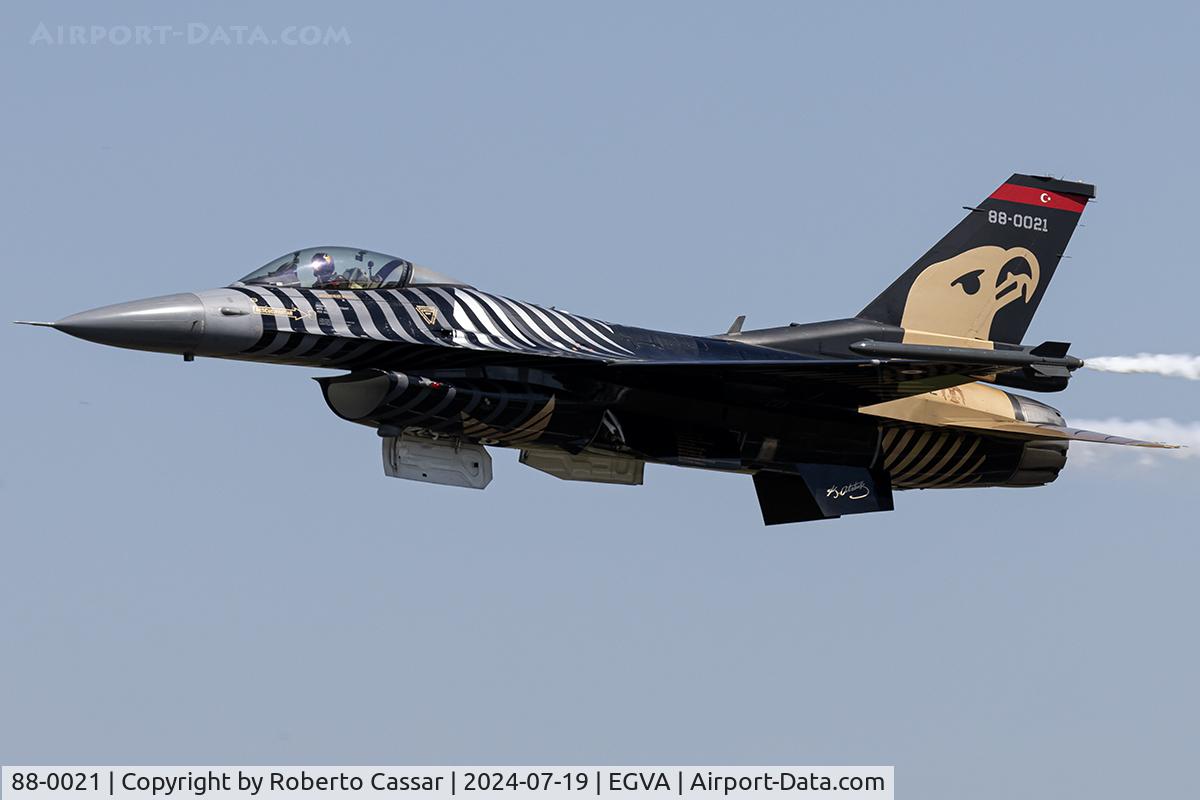 88-0021, TAI (Turkish Aerospace Industries) F-16C Fighting Falcon C/N 4R-23, RIAT 24
