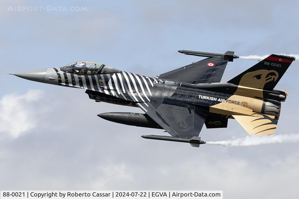 88-0021, TAI (Turkish Aerospace Industries) F-16C Fighting Falcon C/N 4R-23, RIAT 24