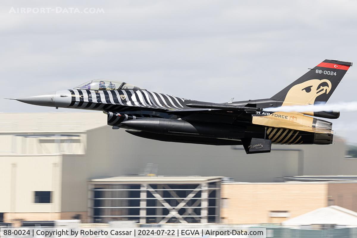 88-0024, TAI (Turkish Aerospace Industries) F-16C Fighting Falcon C/N 4R-26, RIAT 24