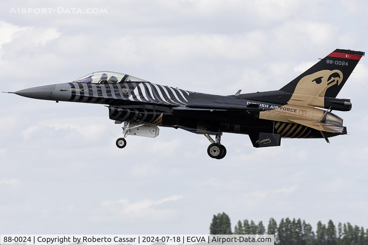 88-0024, TAI (Turkish Aerospace Industries) F-16C Fighting Falcon C/N 4R-26, RIAT 24