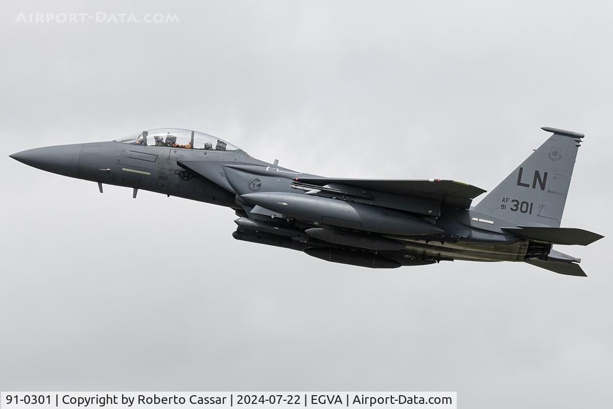 91-0301, 1991 McDonnell Douglas F-15E Strike Eagle C/N 1208/E166, RIAT 24