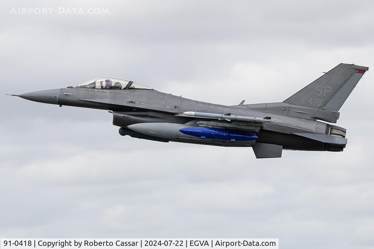 91-0418, General Dynamics F-16CJ Fighting Falcon C/N CC-116, RIAT 24