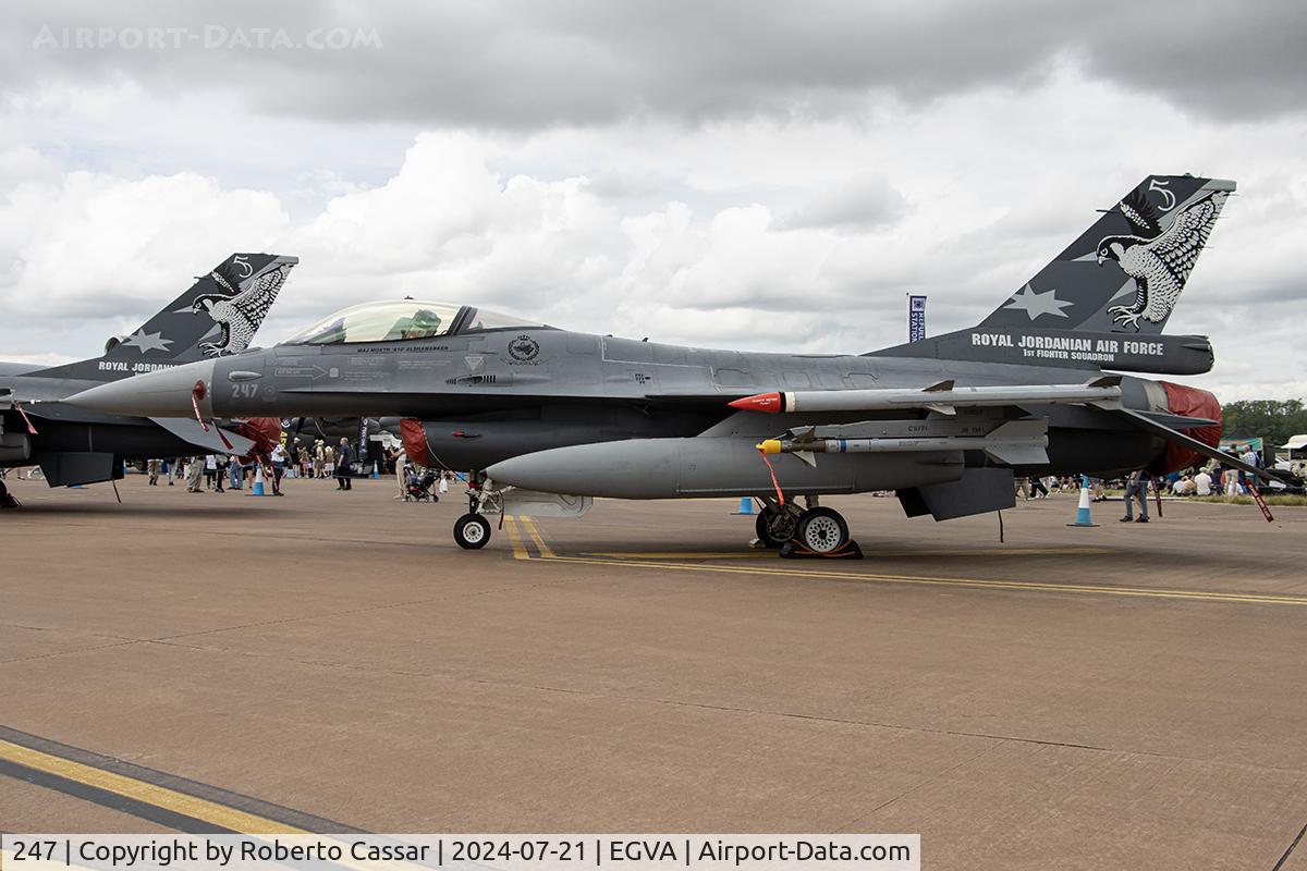 247, Fokker F-16AM Fighting Falcon C/N 6D106, RIAT 24