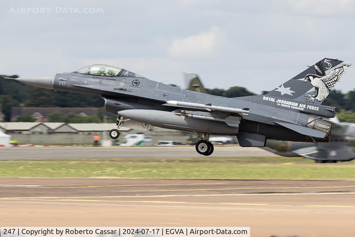 247, Fokker F-16AM Fighting Falcon C/N 6D106, RIAT 24