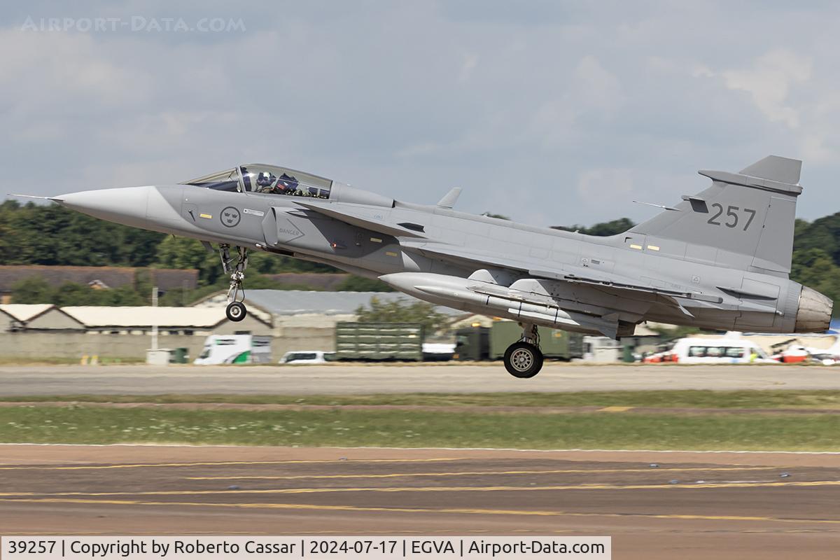 39257, Saab JAS-39C Gripen C/N 39257, RIAT 24