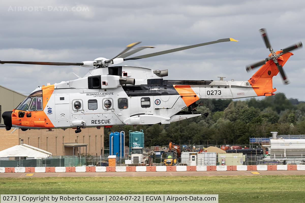 0273, Leonardo AW-101 Series 612 C/N 50273, RIAT 24
