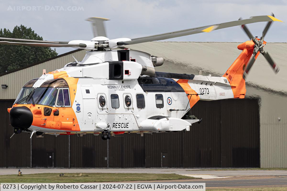 0273, Leonardo AW-101 Series 612 C/N 50273, RIAT 24
