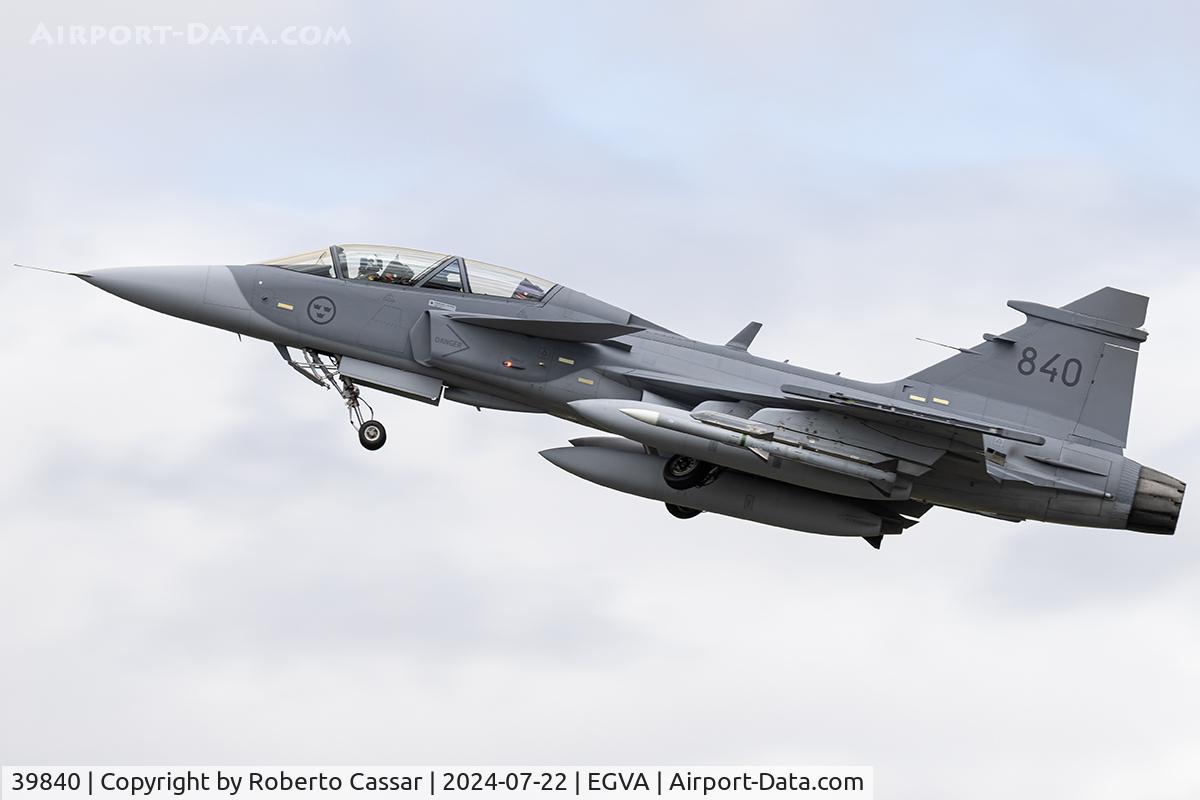 39840, Saab JAS-39D Gripen C/N 39-840, RIAT 24