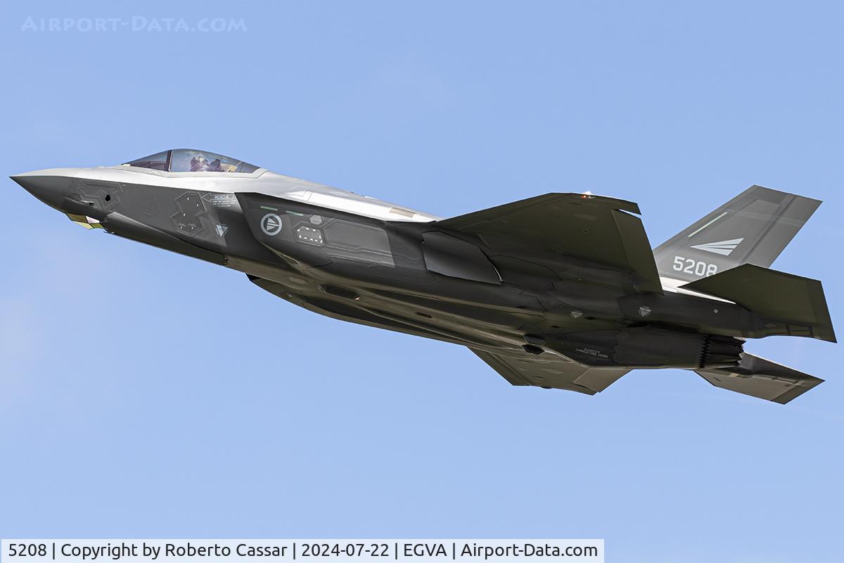 5208, Lockheed Martin F-35A Lightning II C/N AM-14, RIAT 24
