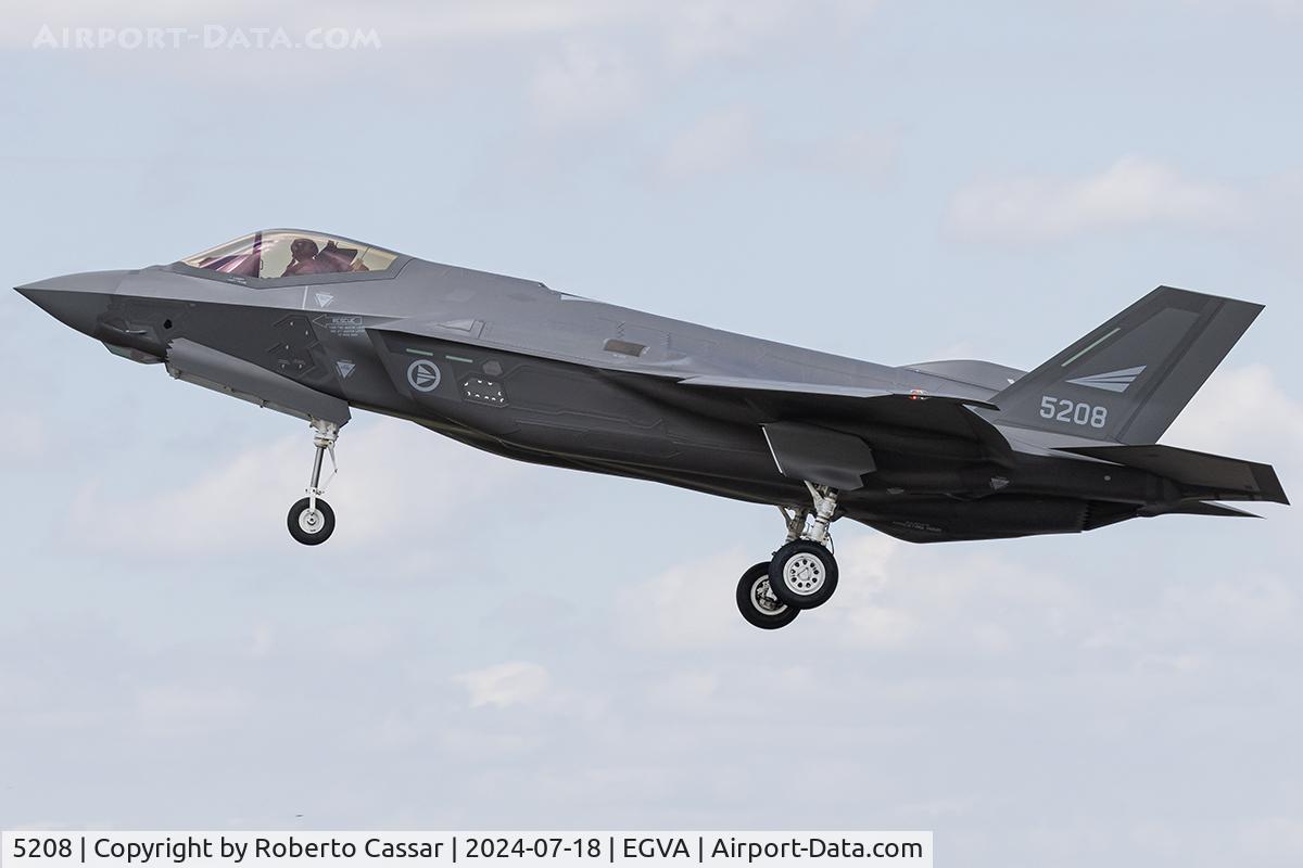5208, Lockheed Martin F-35A Lightning II C/N AM-14, RIAT 24