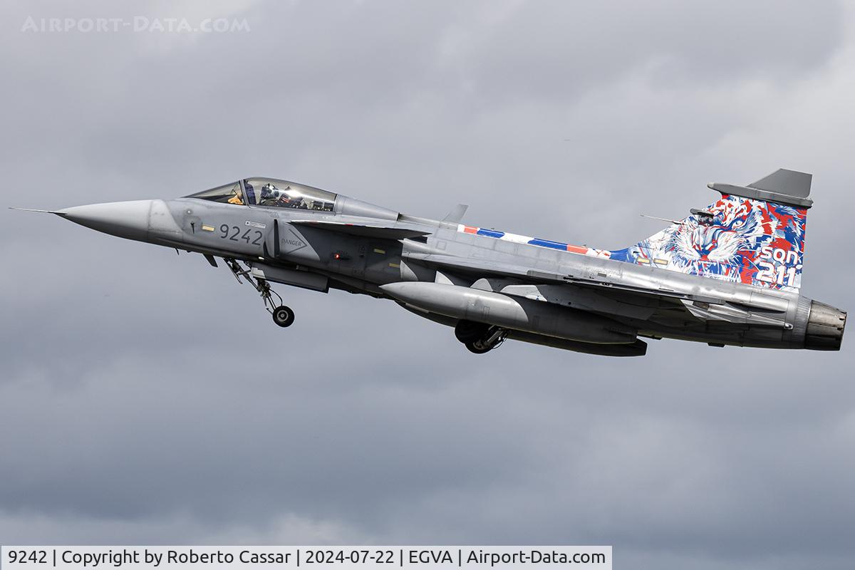 9242, Saab JAS-39C Gripen C/N 39242, RIAT 24