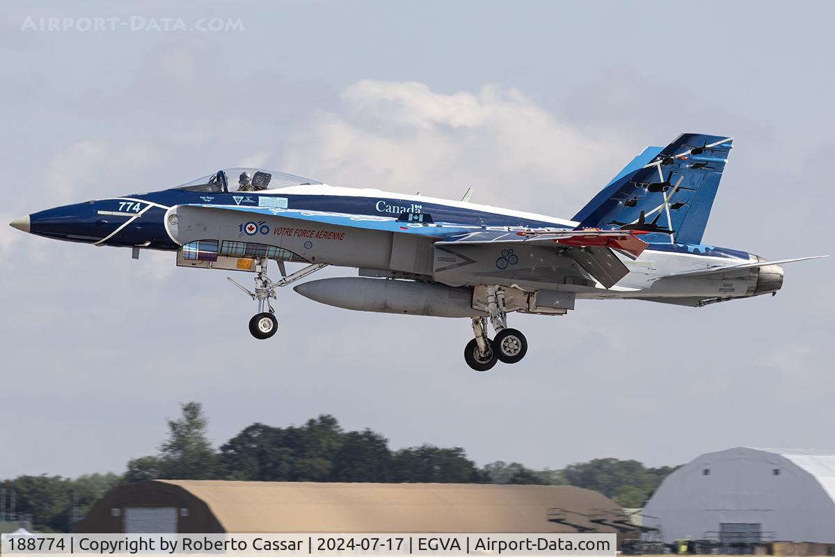 188774, 1986 McDonnell Douglas CF-188A Hornet C/N 0512/A423, RIAT 24
