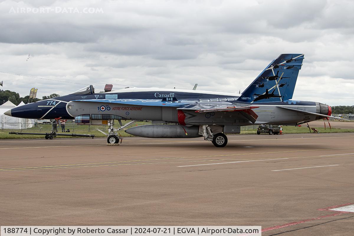 188774, 1986 McDonnell Douglas CF-188A Hornet C/N 0512/A423, RIAT 24