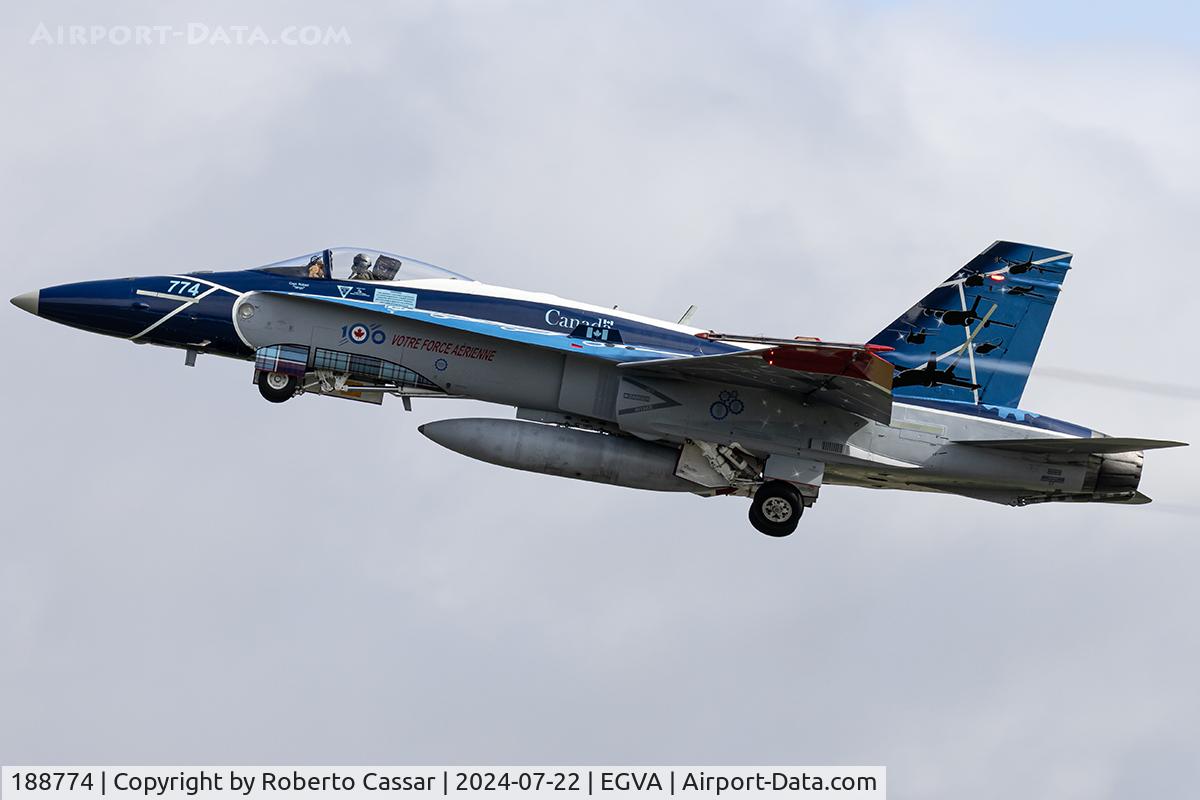 188774, 1986 McDonnell Douglas CF-188A Hornet C/N 0512/A423, RIAT 24