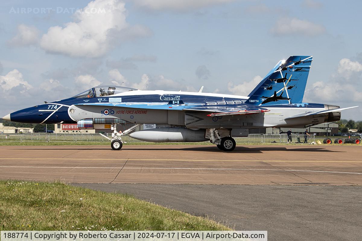 188774, 1986 McDonnell Douglas CF-188A Hornet C/N 0512/A423, RIAT 24
