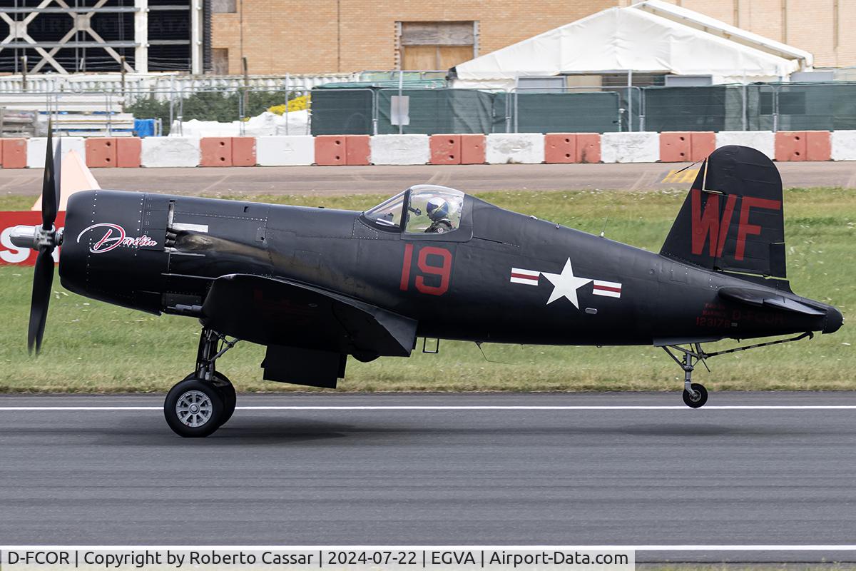 D-FCOR, 1950 Vought F4U-5NL Corsair C/N 124541, RIAT 24