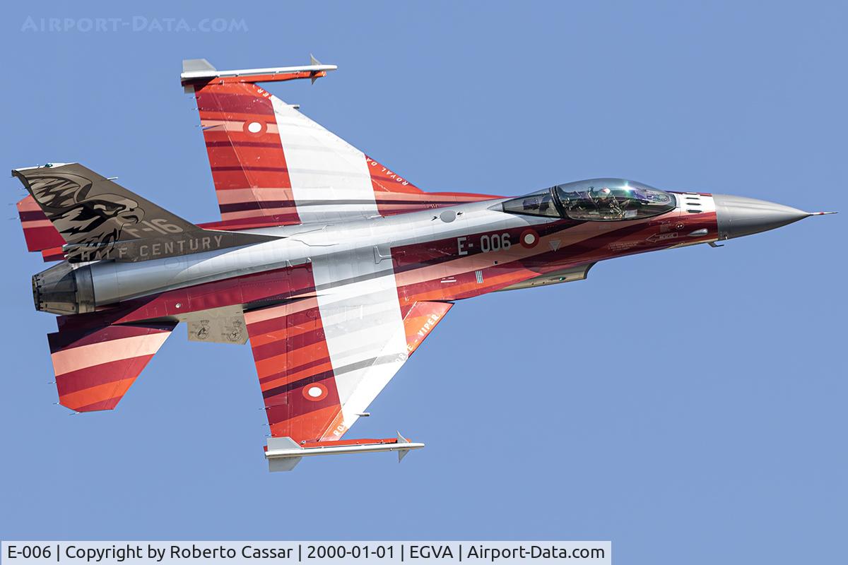 E-006, 1988 SABCA F-16A Fighting Falcon C/N 6F-49, RIAT 24