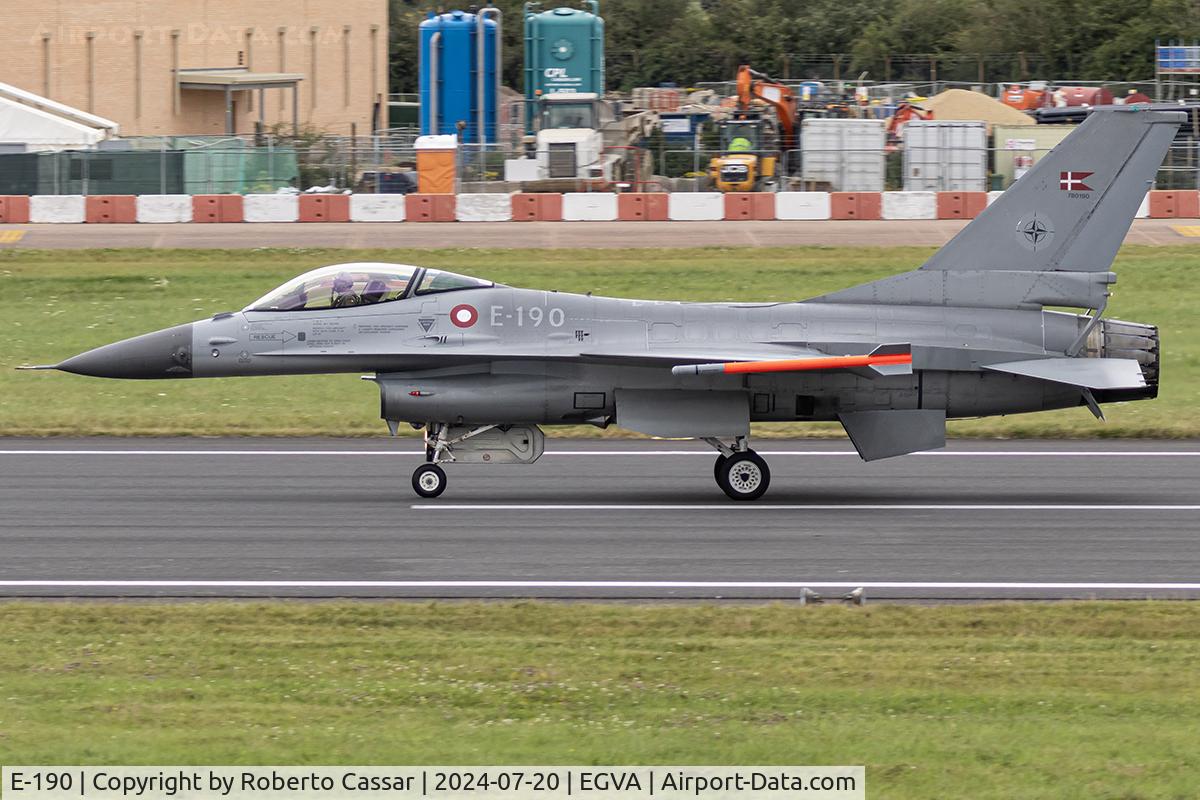 E-190, SABCA F-16AM Fighting Falcon C/N 6F-17, RIAT 24
