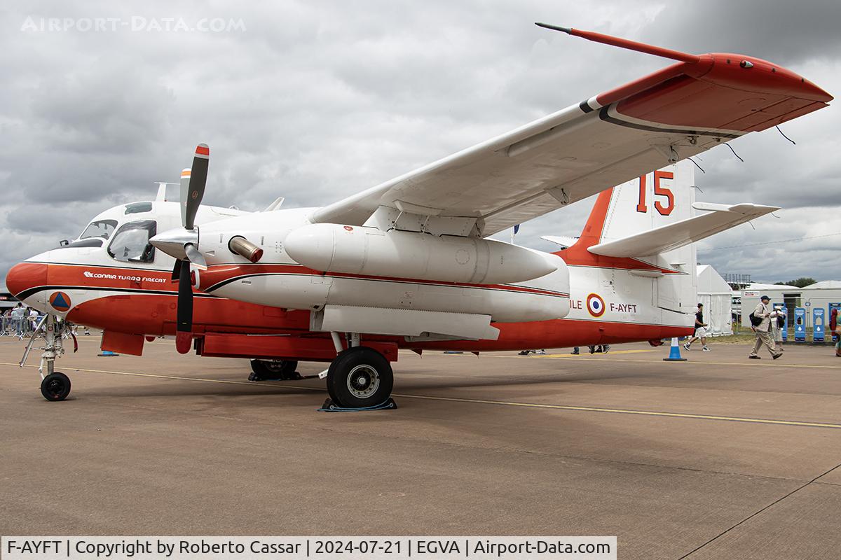 F-AYFT, Grumman TS-2A/Conair Turbo Firecat C/N 703, RIAT 24