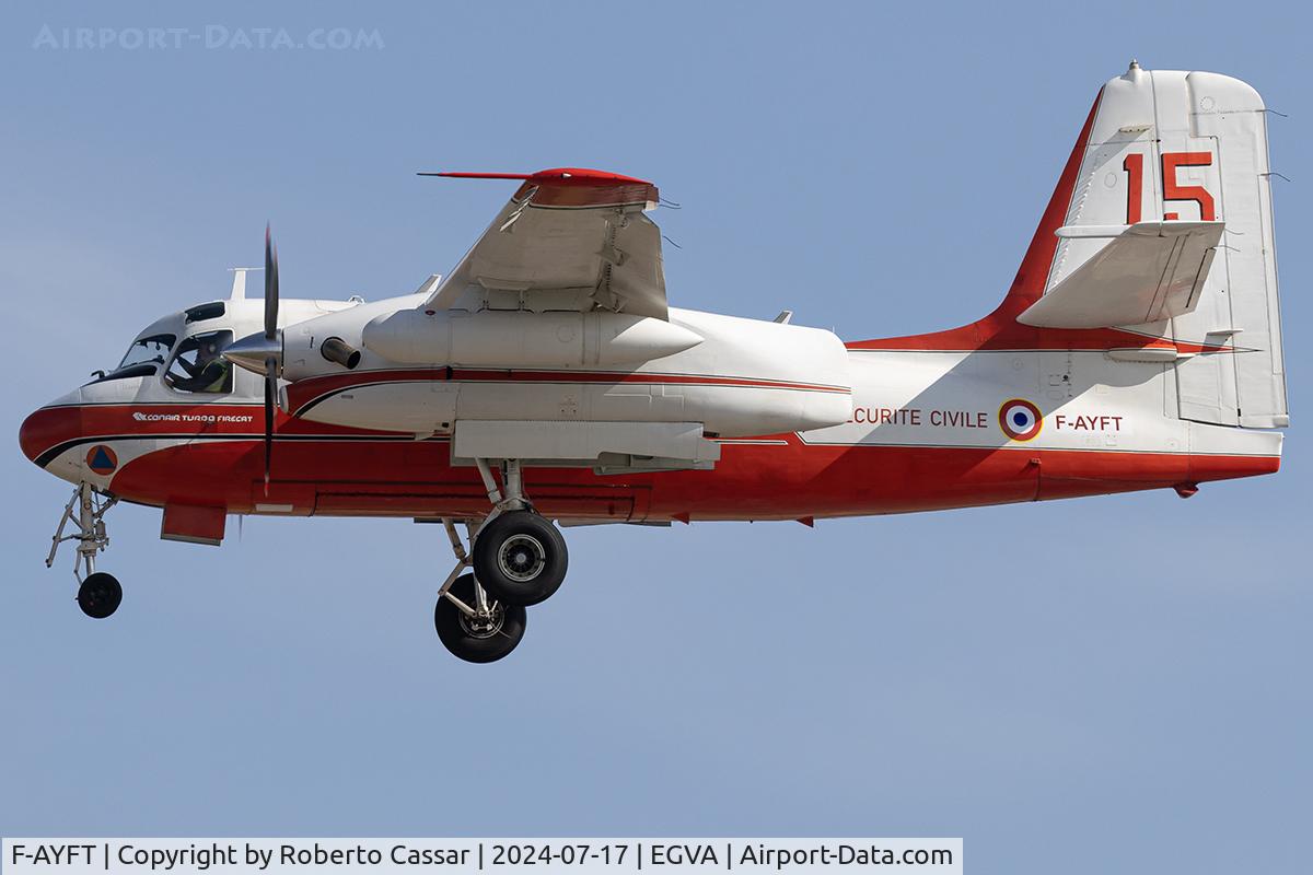 F-AYFT, Grumman TS-2A/Conair Turbo Firecat C/N 703, RIAT 24