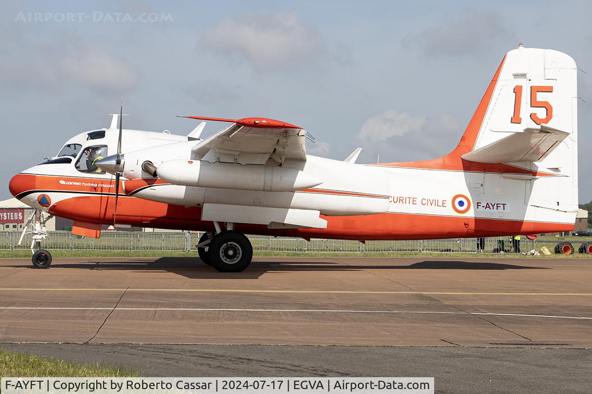 F-AYFT, Grumman TS-2A/Conair Turbo Firecat C/N 703, RIAT 24