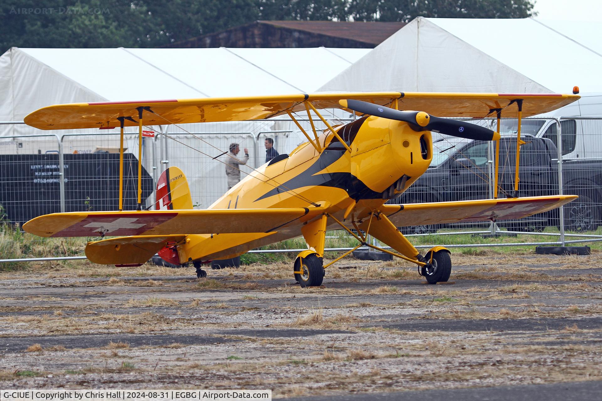 G-CIUE, 1954 CASA 1-131E Jungmann C/N 447, LAA Rally 2024, Leicester