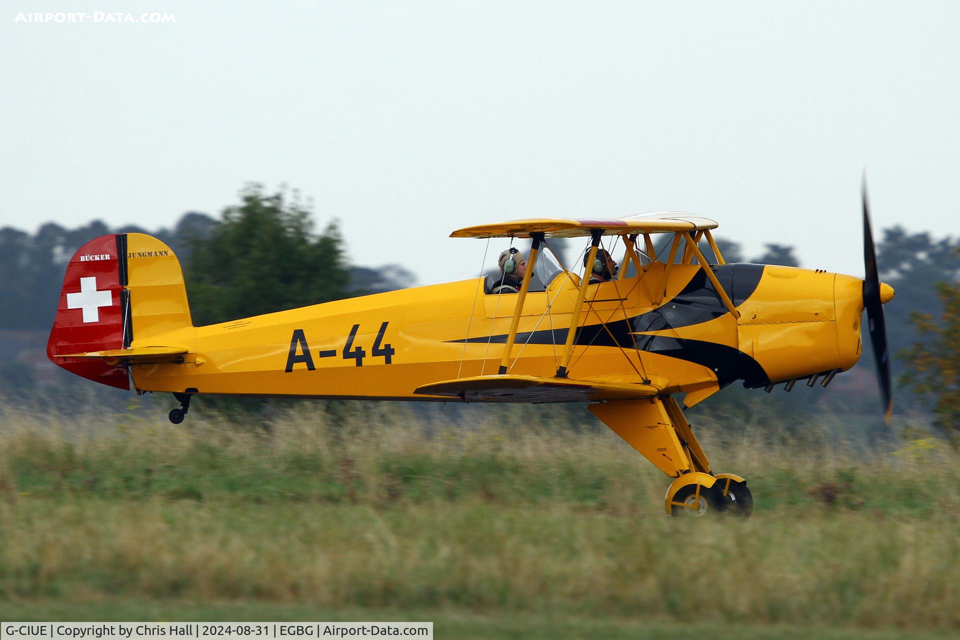G-CIUE, 1954 CASA 1-131E Jungmann C/N 447, LAA Rally 2024, Leicester