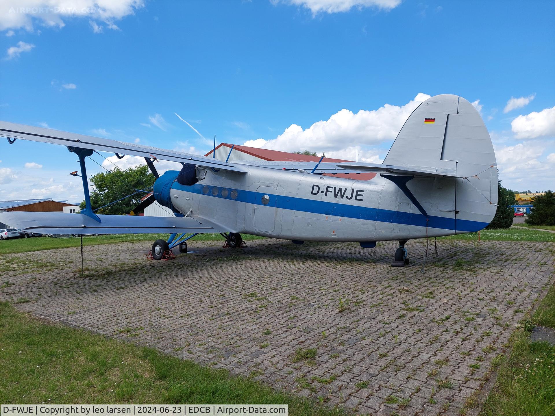 D-FWJE, 1970 Antonov An-2T C/N 1G108-69, Ballenstedt 23.6.2024