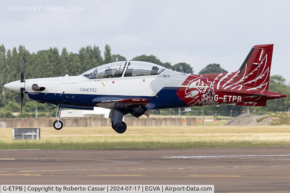G-ETPB, 2017 Pilatus PC-21 C/N 311, RIAT 24
