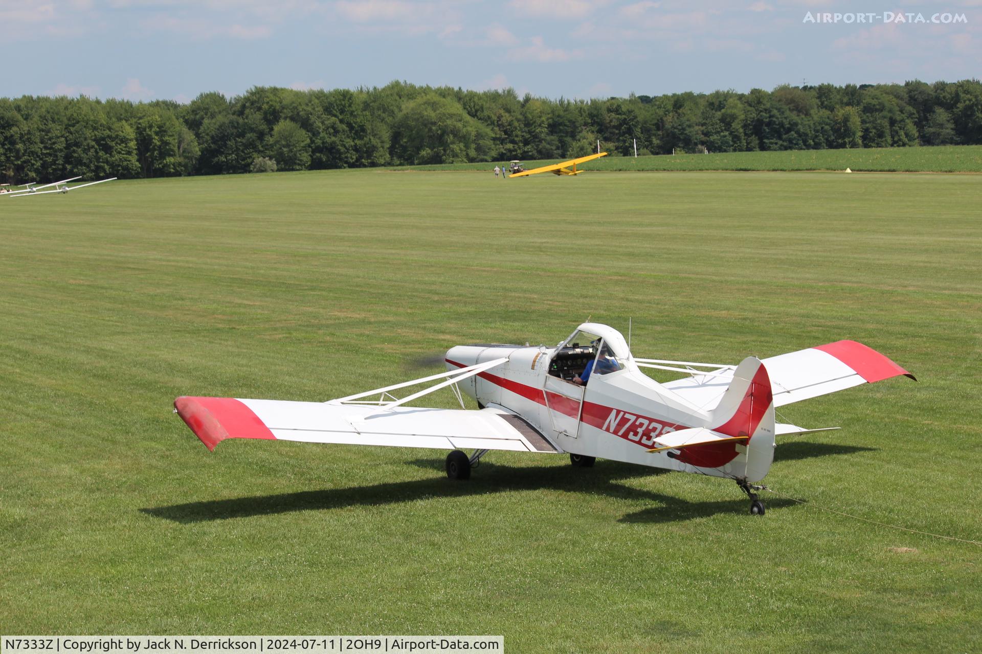 N7333Z, 1965 Piper PA-25-235 Pawnee C/N 25-3281, 2024 Caesar Creek Youth Soaring Association Youth Education Camp