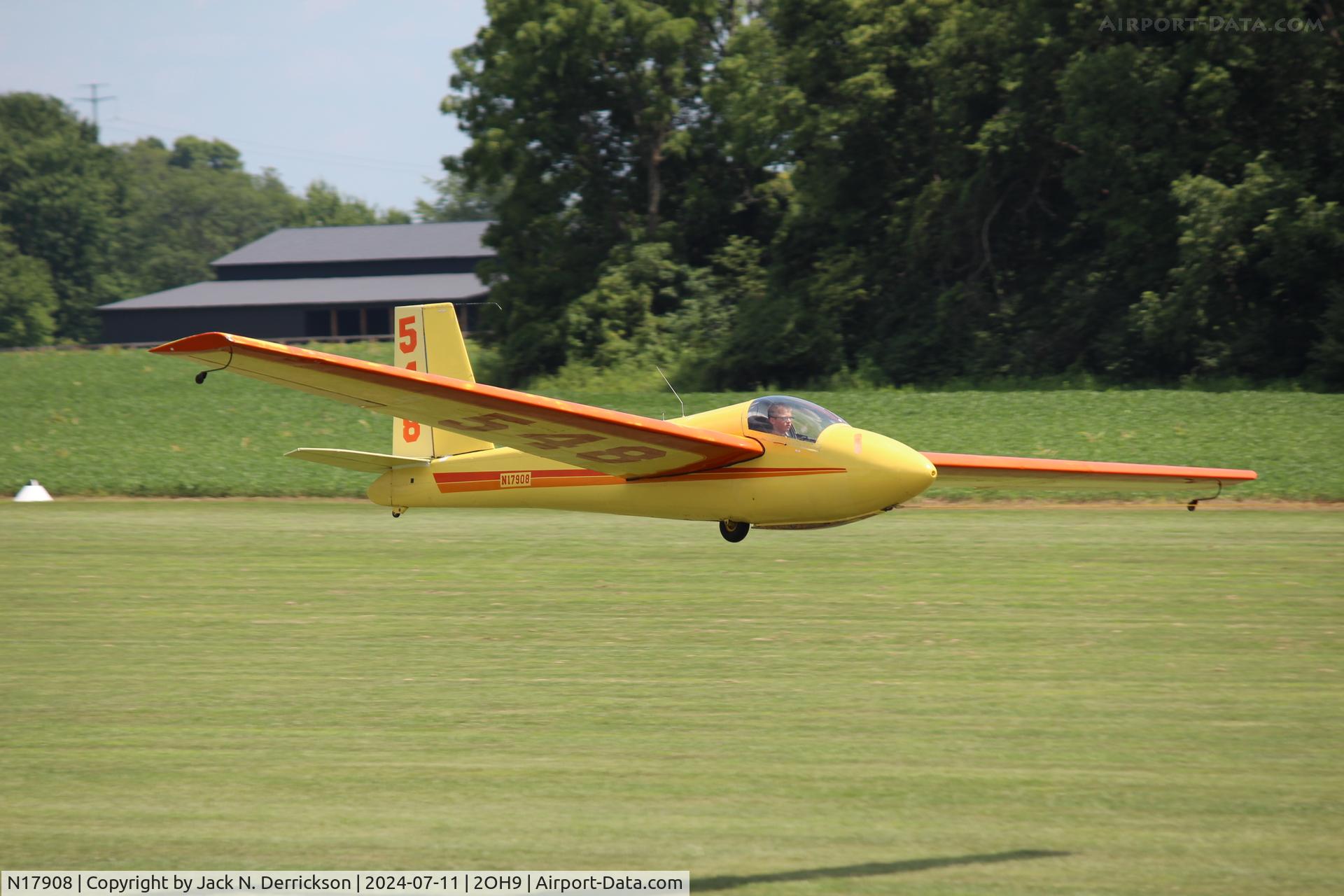 N17908, 1973 Schweizer SGS 1-26E C/N 548, 2024 Caesar Creek Youth Soaring Association Youth Education Camp